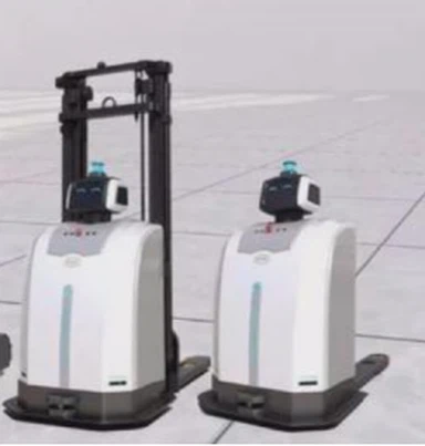 AGV per carrelli elevatori senza pilota